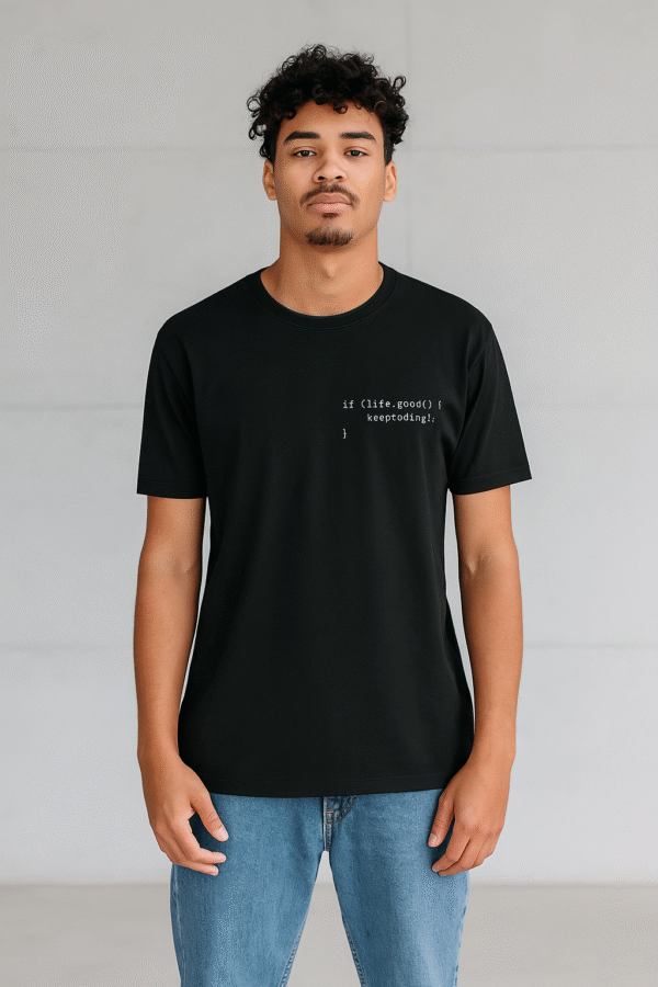 SyntaxWear Classic Tee – Code with Comfort